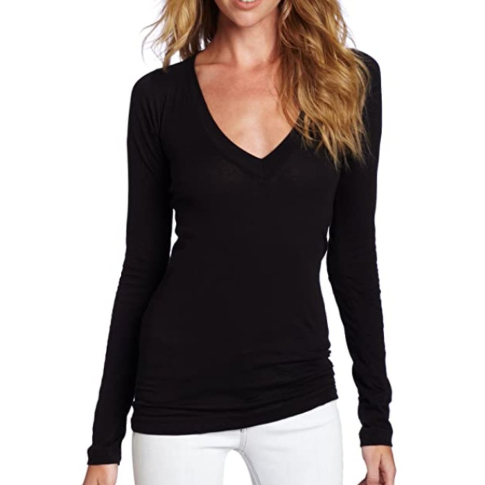 LNA V Ribbed Long Sleeve